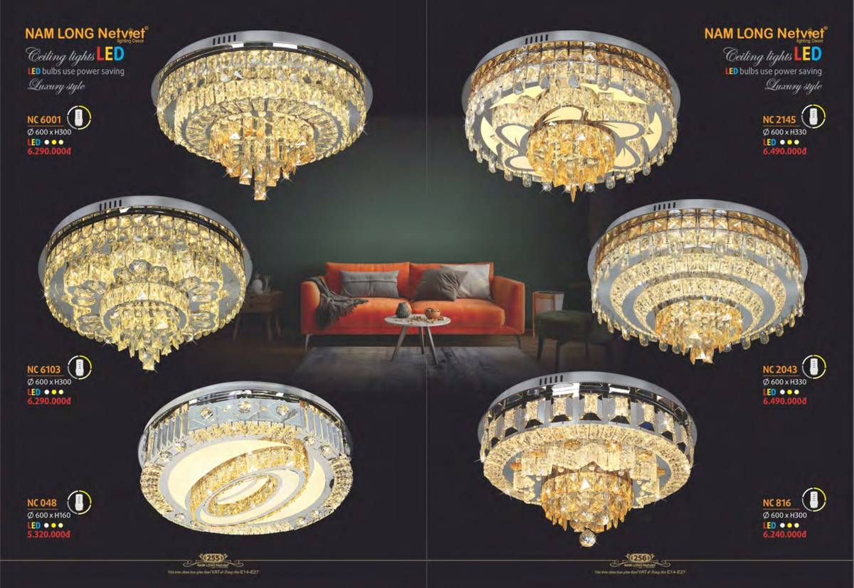 Đèn trang trí NAM LONG Catalogue và Bảng giá tại Bình Dương /Page 22